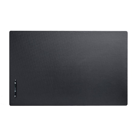 Dacasso Black Leatherette 38" x 24" Desk Mat without Rails PR-1032